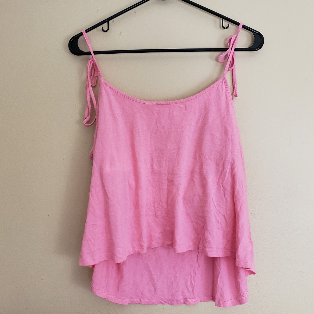 Victoria's Secret Pink Cami Tank Top Sz Large E6